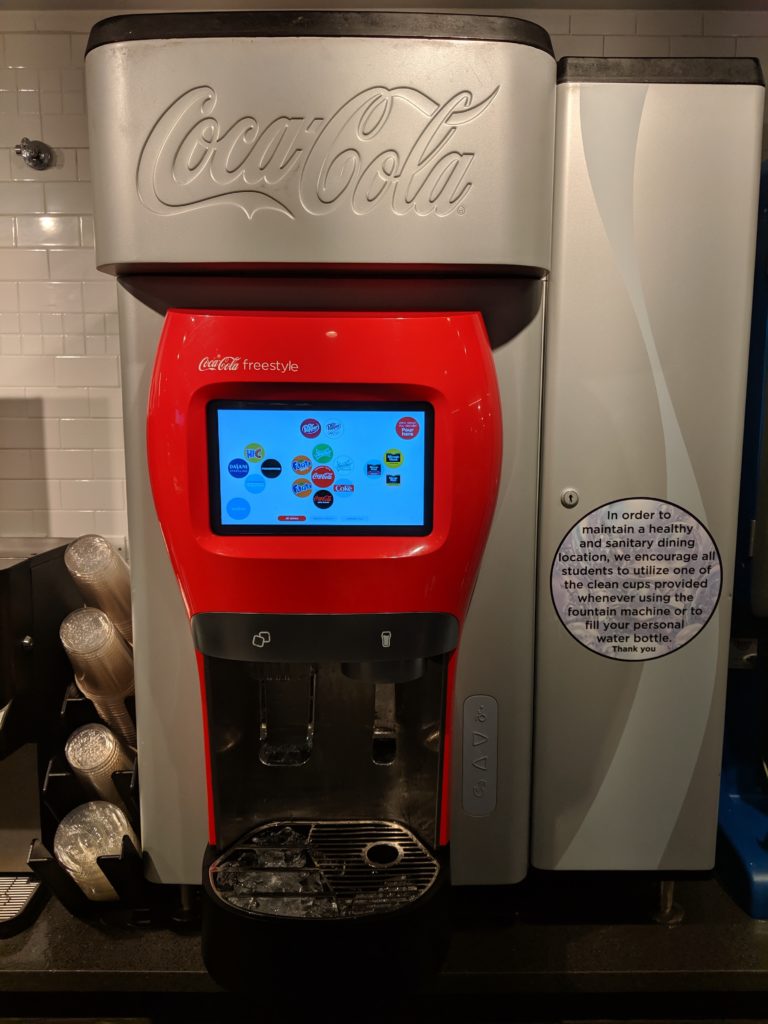 a hi-tech soda dispenser